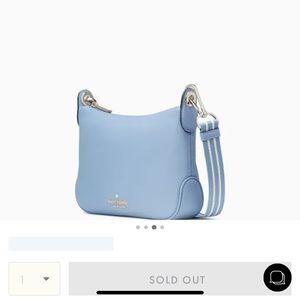 NWT Katie Spade Rosie small crossbody in blue